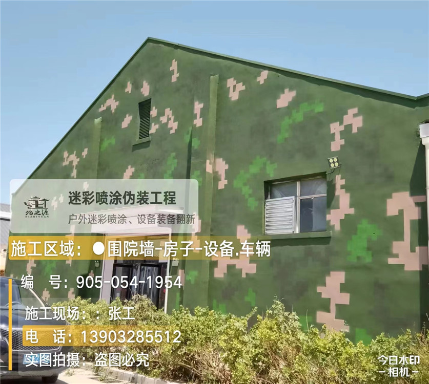 桦甸外墙数码迷彩漆施工报价清单（100㎡标准墙面测算）